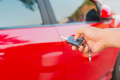 Car locksmith testing lost keys replacement